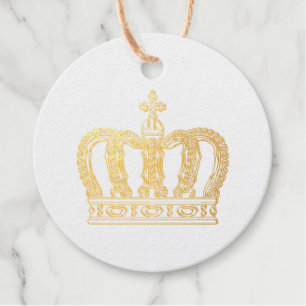 Goldene Krone - Luxuskönigsfamilie 2 Geschenkanhänger