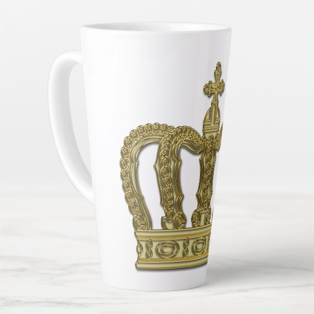 Goldene Krone - Luxuskönigsfamilie 2 Milchtasse (Linke Ecke)
