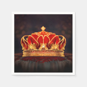 Goldene Kronenzeit Serviette