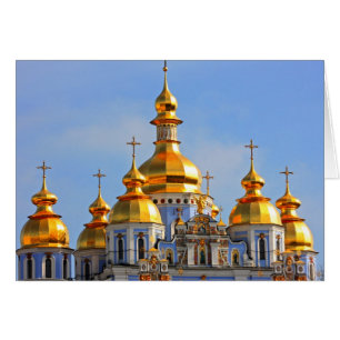 Goldene Kugeln in der Kathedrale in Kiew