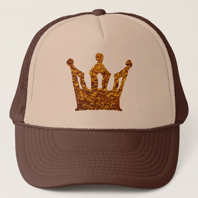 Goldene Kunst, Goldener Kronhut Truckerkappe (Vorderseite)