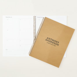 Goldene Kunstleder-Textur-Design Planer