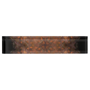 Goldene Kupfer Shimmer-Namenplatte Namensplakette