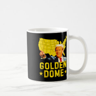 Goldene Kuppel Trump Große amerikanische Karte Pat Kaffeetasse