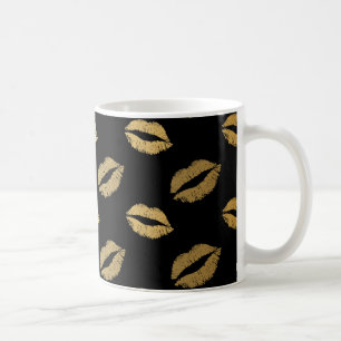 Goldene Küsse Kaffeetasse