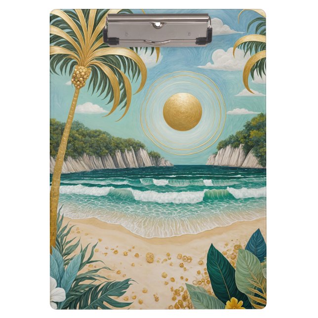 Goldene Küste Klemmbrett (Vorderseite)