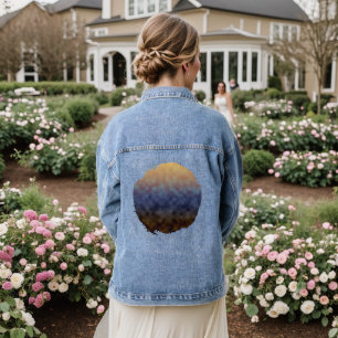 Goldene Küstenlinie Jeansjacke