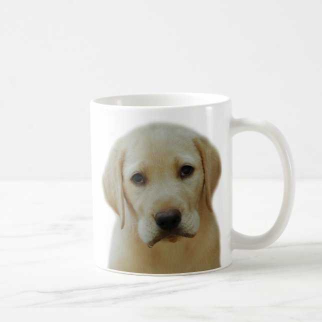 Goldene Labrador-Tasse Kaffeetasse (Rechts)