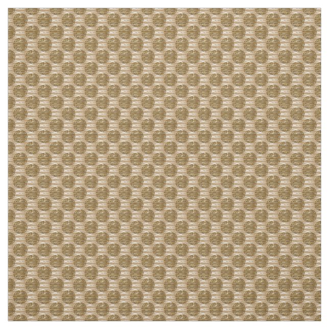 Goldene Langlebigkeit Stoff (Muster)