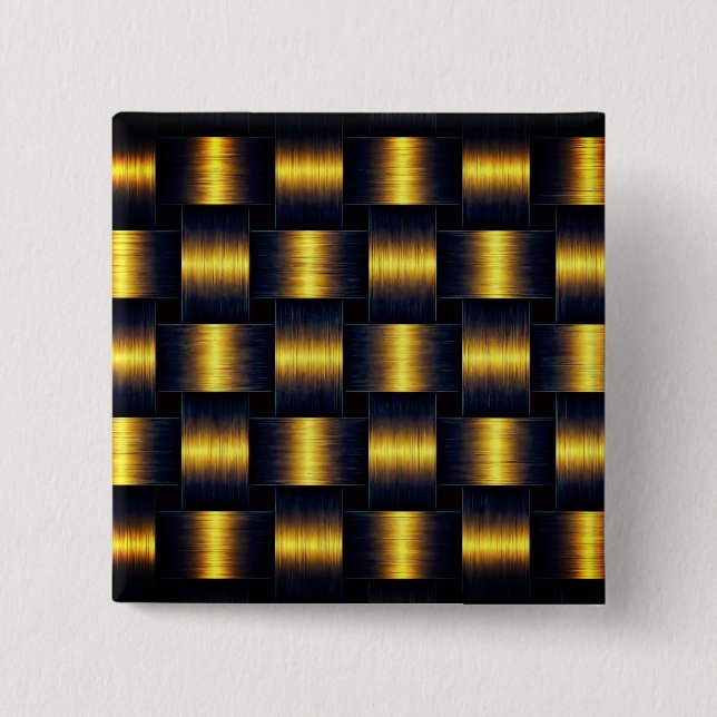 Goldene Lattice-Gold-Taste Button (Vorderseite)