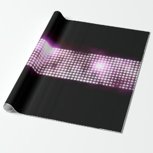 Goldene Lederpolsterung, Nahaufnahme Geschenkpapier