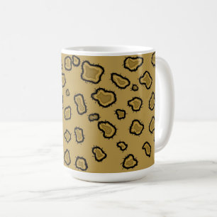 Goldene Leopardenflecken Kaffeetasse