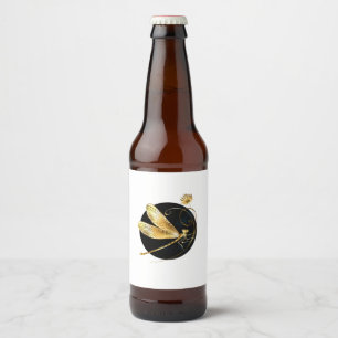 Goldene Libelle Bierflaschenetikett
