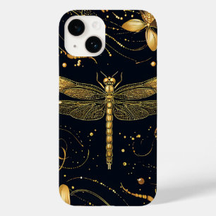 Goldene Libelle Case-Mate iPhone 14 Hülle