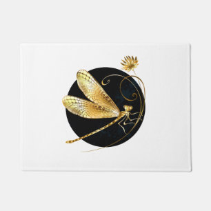 Goldene Libelle Fußmatte