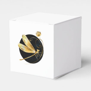 Goldene Libelle Geschenkschachtel