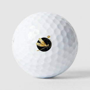 Goldene Libelle Golfball