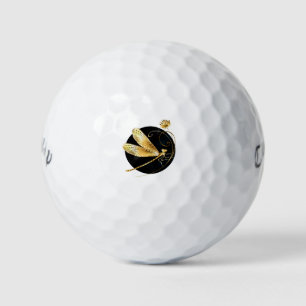 Goldene Libelle Golfball