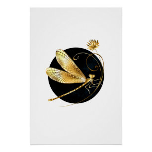 Goldene Libelle Poster