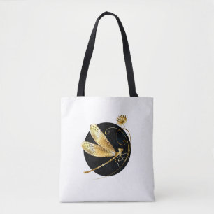 Goldene Libelle Tasche