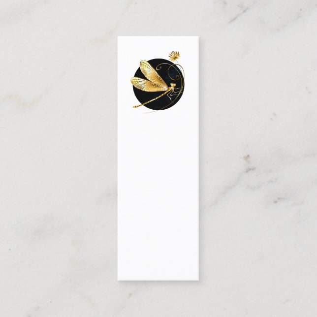 Goldene Libelle Treuekarte (Vorderseite)