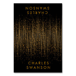 Goldene Lichtdusche | PLATZKARTEN Tischnummer