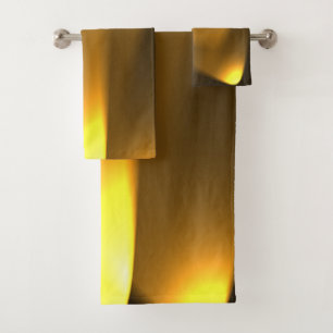 Goldene Lichter Badhandtuch Set