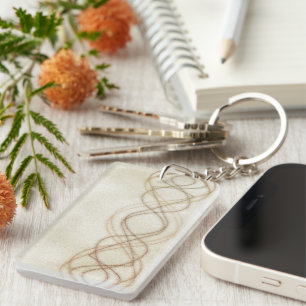 Goldene Lichter Schlüsselanhänger