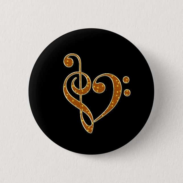 Goldene Liebe - Musikalische Bemerkungen Button (Vorderseite)