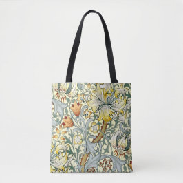 Goldene Lilien-Taschen-Tasche ganz über Druck Tasche