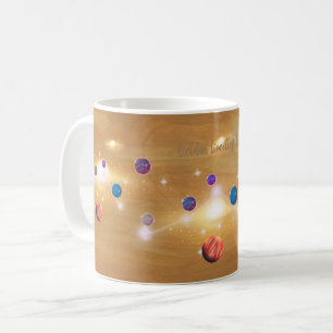 Goldene Limitlose Liebe Tasse