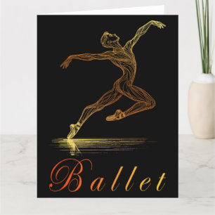 Goldene Linie Kunst, Dichtung und Musik Banca del  Dankeskarte