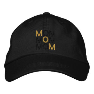 Goldene Mama Bestickte Kappe