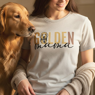 Goldene Mama Geschenk für Golden Retriever-Mütte Tri-Blend Shirt