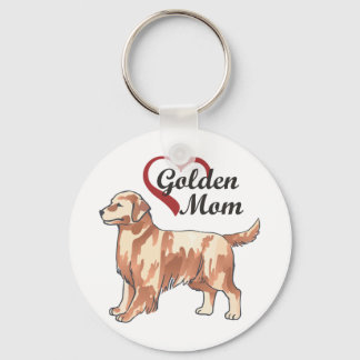 Goldene Mama Schlüsselanhänger