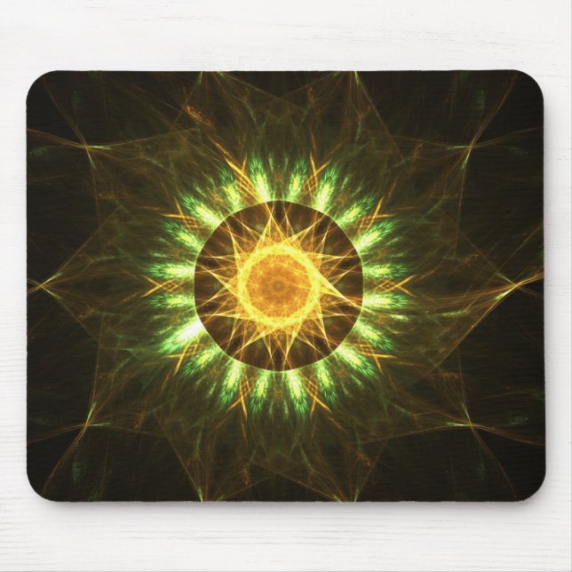 Goldene Mandala Mousepad (Vorne)