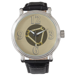 Goldene Männer-Werkzeug für die Verwendung von A Armbanduhr
