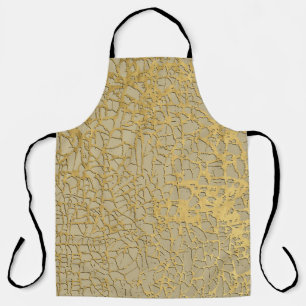 Goldene Marmorierung: Grunge-Textur-Design Schürze