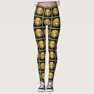 Goldene Medusa in Chains Leggings