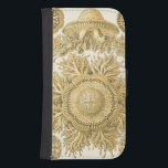 Goldene Meerestiere Galaxy S4 Geldbeutel Hülle<br><div class="desc">Ernst Haeckel ist ein kreativer und fantasievoller Künstler. In diesem zeitgenössischen Kunstwerk fängt er das Meeresleben an - eine Seele in Gold und verdrießliche Designs. Sie werden kein anderes Kunstwerk dieser Art haben. Holen Sie sich dieses innovative Stück Meereskunst auf Ihre Produkte noch heute!</div>