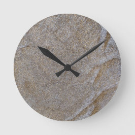 goldene Messingchips  Runde Wanduhr