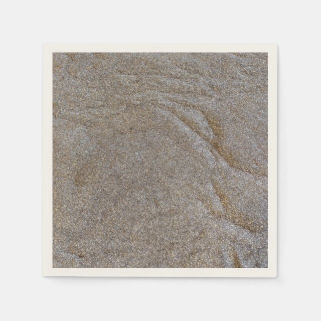 goldene Messingchips Serviette (Vorderseite)