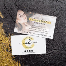 Goldene minimalistische Lack-Schwung-Custom-Logo-F