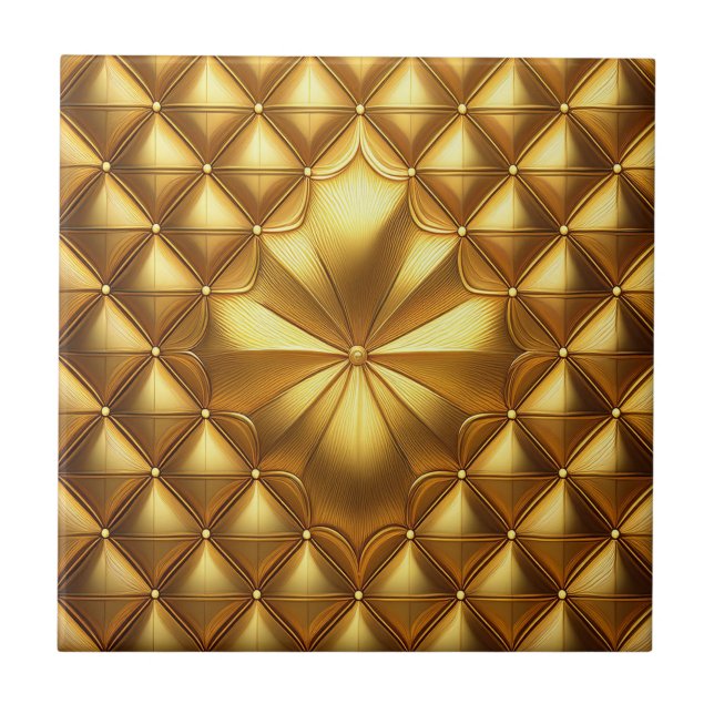 Goldene Mitte Burg Fliese (Vorderseite)