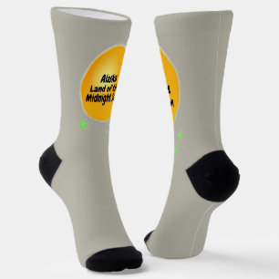 Goldene Mitternachtssonne von Alaska Socken