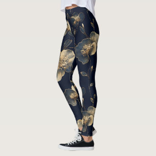 Goldene Mohnblume Leggings
