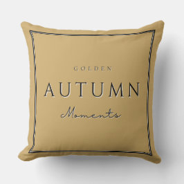 Goldene Momente Herbst Pillow Cosy Fall Zuhause Kissen