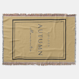Goldene Momente im Herbst Blanket-Cosy Fall Zuhaus Decke