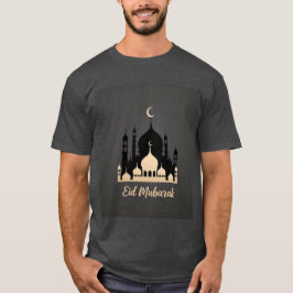 Goldene Moschee Eid Mubarak Mens Tshirt