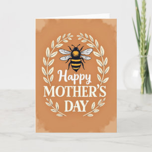 Goldene Muttertag Bug Karte